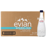 Evian Natural Sparkling Mineral Water