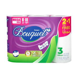 Sanita Bouquet 3 Ply Kitchen Towel Roll