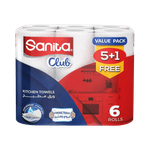Sanita Club 2 Ply Kitchen Towel Rolls