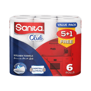 Sanita Club 2 Ply Kitchen Towel Rolls