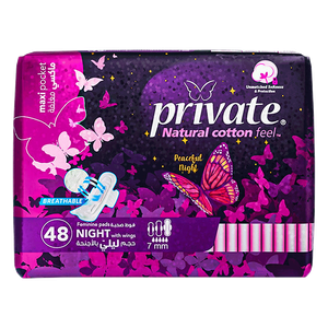 Private Sanitary Maxi Night Pocket Pads