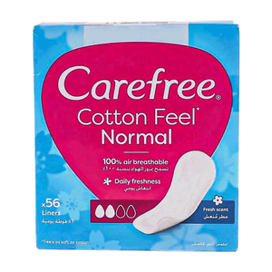 Carefree Fresh Scent Cotton Pantyliner