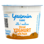 Yasmin Farms Peach Stirred Yoghurt