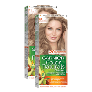 Garnier Color Naturals Light Ash Blonde Hair Dye - No. 8.1