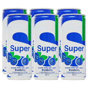 Super Blueberry Carbonated Drink