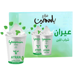 زبادي عيران بالنعناع من مزارع ياسمين