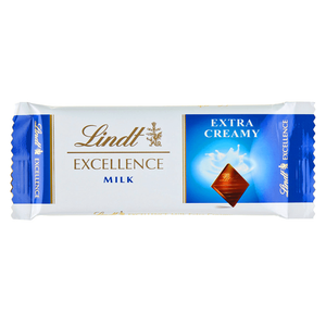 لوح شوكولاتة حليب إيكسلنس الكريمية من ليندت