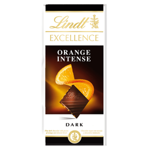 Lindt Excellence Orange Intense Dark Chocolate Bar