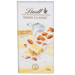 Lindt Swiss Classic White Chocolate With Almond Brittle