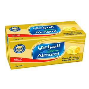 زبدة طبيعية غير مملحة من المراعي