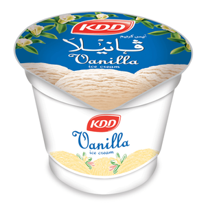 آيس كريم بنكهة الفانيليا من كي دي دي