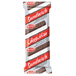 آيس كريم سندويش بنكهة الفانيليا من كي دي دي