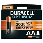 Duracell Optimum AA 8 Battries