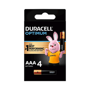 Duracell Optimum AAA4 Batteries