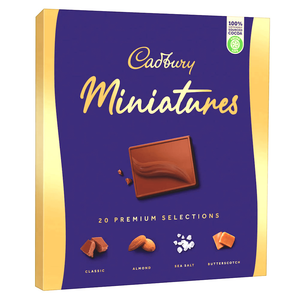 Cadbury Miniatures 20 Premium Selections Chocolate