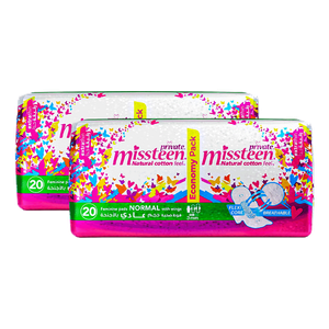 Private Extra Thin Misteen Normal Pads With Wings