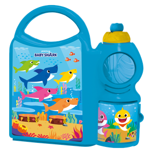 Stor Baby Shark Lunch Box & Water Bottle