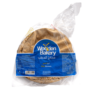 Wooden Bakery Pita Brown Bread
