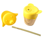 Citron 2 Lids & Straw Bamboo Cup