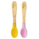 Citron Set Of Bamboo Spoons