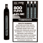 JDI Romio Xl Tobacco Disposable Device