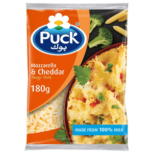Puck Shredded Mozzarella & Cheddar Cheese