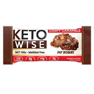 Keto Wise Crispy Caramel Bombs