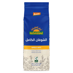 شوفان كامل عضوي من أرض الطبيعة