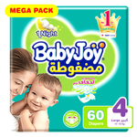 BabyJoy Compressed Diamond Size 4 Large Diapers - (10-18 kg)