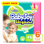 BabyJoy Compressed Diamond Size 6 XXL Diapers - (16-25 kg)