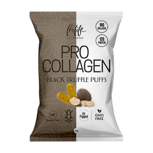 ذرة منفوخة مدعمة بالكولاجين النباتى بنكهة الكمأة السوداء من برولايف