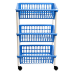 Tontarelli 3 Tier Handle Trolly