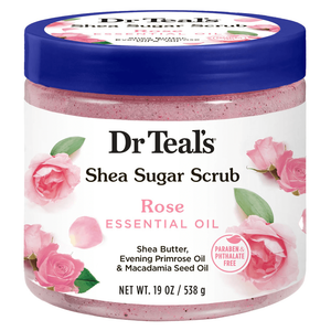 Dr Teal's Shea Rose Essential Oil Sugar Scrub
