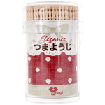 Yanagi Pink Plastic Toothpicks