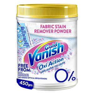 مسحوق مزيل البقع للأقمشة البيضاء جولد أوكسي أكشن من فانيش