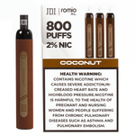JDI Romio Xl 2 mg Coconut Disposable Vape