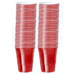 Natmed Red Plastic Cups