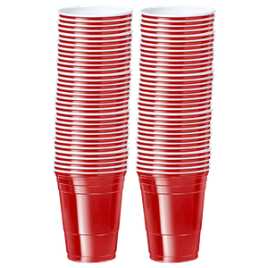 Natmed Red Plastic Cups