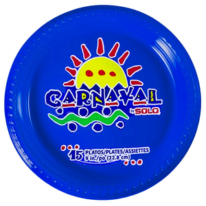 Solo Plastic Plates - Blue