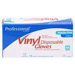 Professional Vinyl Disposable Gloves - Medium