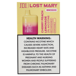 JDI Lost Mary 20 mg Cherry Peach Lemonade Disposable Vape