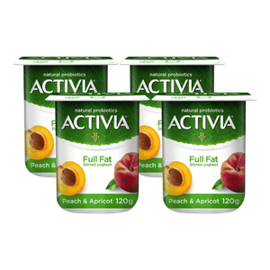 Activia Full Fat Peach & Apricot Yoghurt