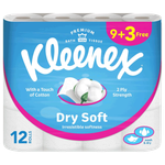 Kleenex Dry Soft Toilet Paper Rolls