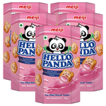 Meiji Hello Panda Strawberry Biscuit