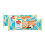 Fuchsia Vanilla Swiss Roll