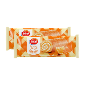 Fuchsia Orange Swiss Roll