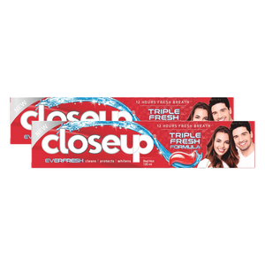 Closeup Red Hot Gel Toothpaste