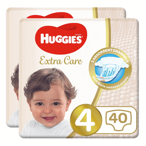 Huggies Extra Care Size 4 Diapers - (8-14 kg)