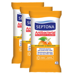 مناديل مبللة مضادة للبكتيريا برائحة البرتقال من سيبتونا