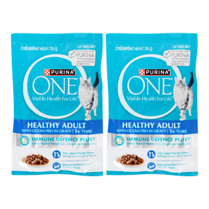 Purina Healthy Adult Ocean Fish Wet Cat Food - (1+ Years)